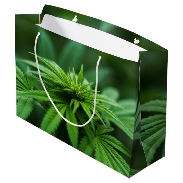 Beautiful Weed Large Gift Bag (Back Angled)