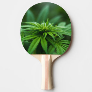 Beautiful Weed Ping Pong Paddle