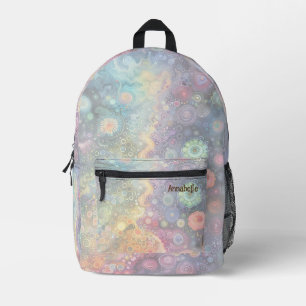 Beautiful Whimsical Colourful Back to School  Printed Backpack