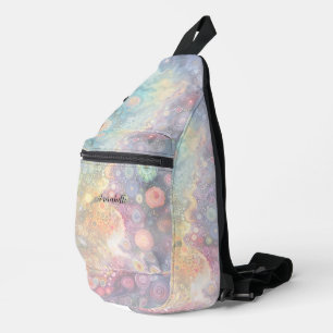 Beautiful Whimsical Colourful Back to School  Sling Bag