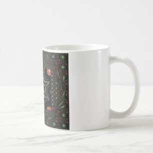 Beautiful Whirling stars background Print vector Coffee Mug