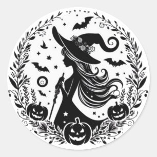 Beautiful whitch stickers