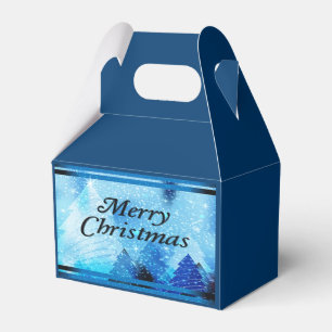 Beautiful, White Christmas Favour Box
