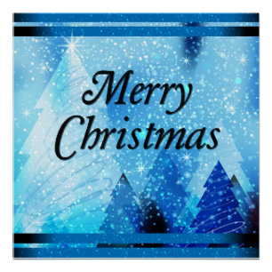 Beautiful White Christmas Poster