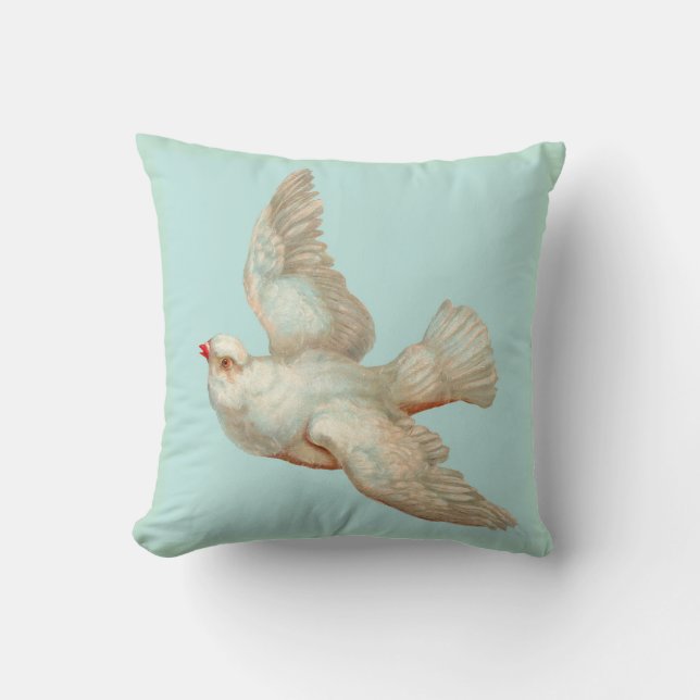  beautiful white dove cushion (Front)