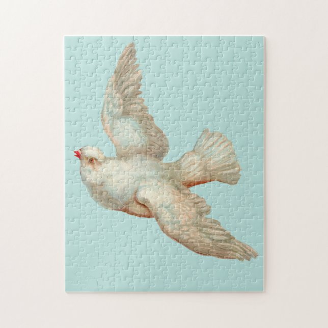 beautiful white dove jigsaw puzzle (Vertical)