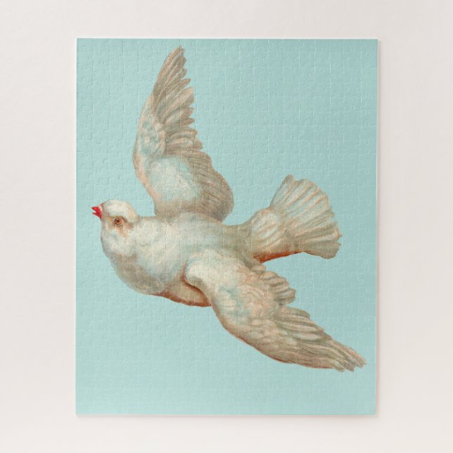 beautiful white dove jigsaw puzzle (Vertical)