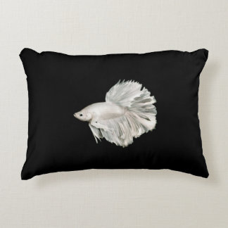 Beautiful white fish decorative cushion