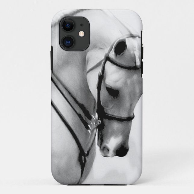 Beautiful white Horse head Case-Mate iPhone Case (Back)