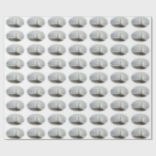 Beautiful White Peacock Wrapping Paper