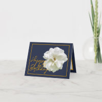 Beautiful White Rose Flower Pretty Happy Birthday