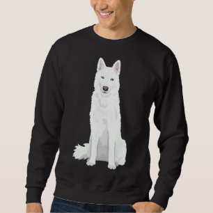 Beautiful White Siberian Husky Sweet Sweatshirt