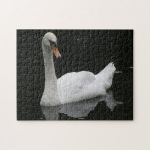 Beautiful White Swan Puzzle