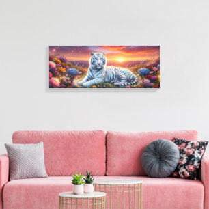 Beautiful White Tiger Canvas Print