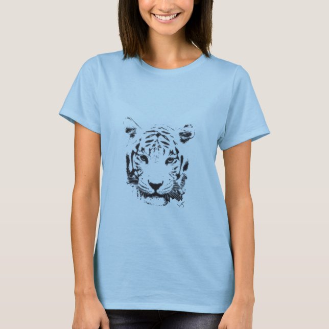 Beautiful White Tiger T-Shirt (Front)