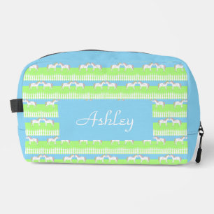Beautiful White Wedding Horses Custom Dopp Kit