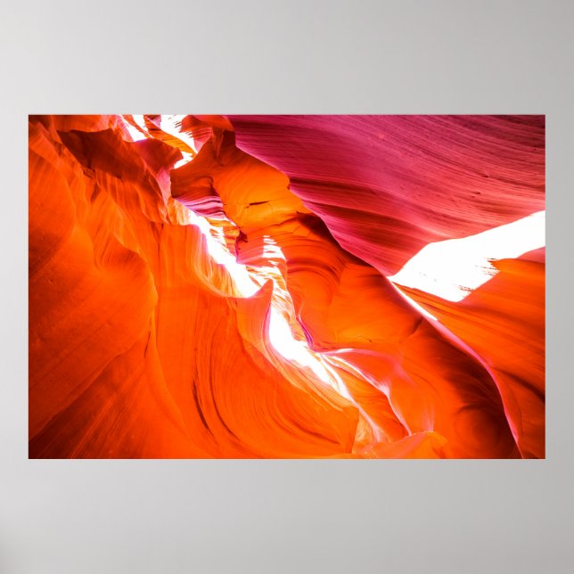 Beautiful wide angle view of amazing sandstone for poster (Front)