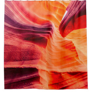 Beautiful wide angle view of amazing sandstone for shower curtain