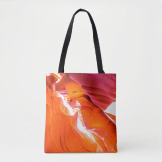 Beautiful wide angle view of amazing sandstone for tote bag