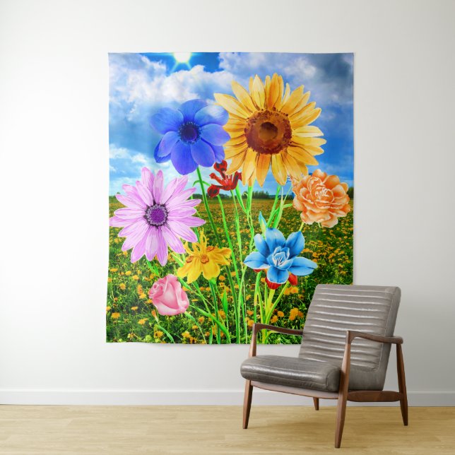 Beautiful Wild Flowers in Nature - Spring Tapestry (In Situ)