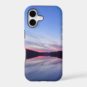 Beautiful Wilderness Sunset over Lake Photo