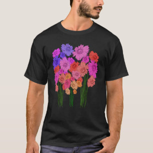 Beautiful Wildflower Colourful Flower Blossoms Bot T-Shirt