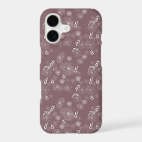 Beautiful Wildflower Doodles Pattern Case-Mate iP