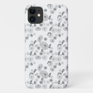 Beautiful Wildflower Doodles Pattern  Case-Mate iP iPhone Case