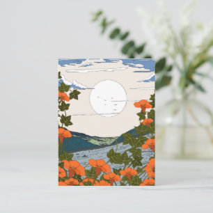 Beautiful Wildflower Meadow Landscape Postcard