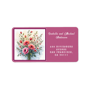 Beautiful Wildflowers Popular Luxury Collection Label
