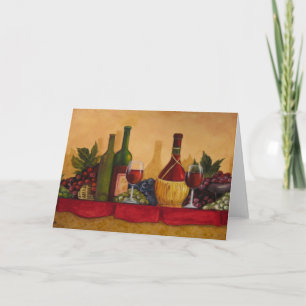 Beautiful Wine Art Card
