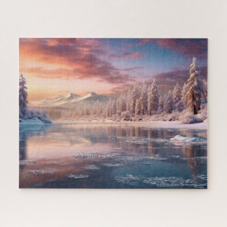 beautiful winter nature jigsaw puzzle