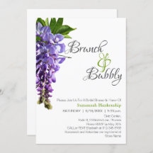 Beautiful Wisteria Brunch Bubbly Bridal Shower