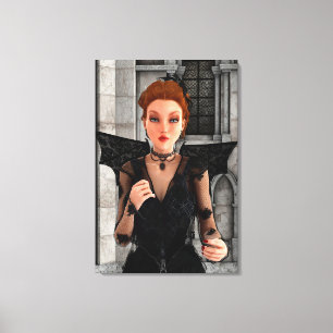 Beautiful Witch Canvas Print
