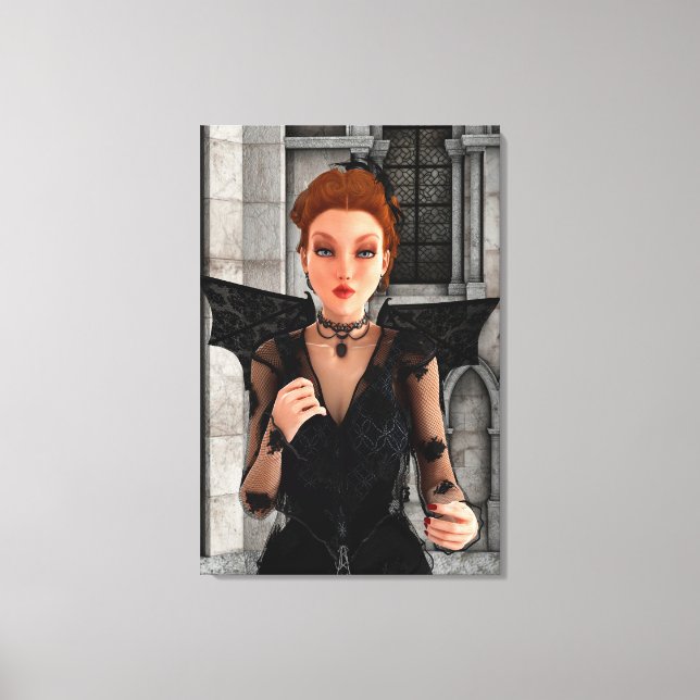 Beautiful Witch Canvas Print (Front)