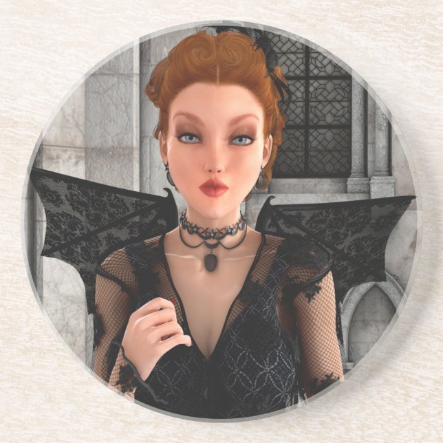 Beautiful Witch Coaster (Front)