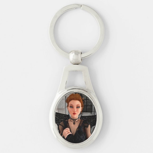 Beautiful Witch Key Ring (Front)