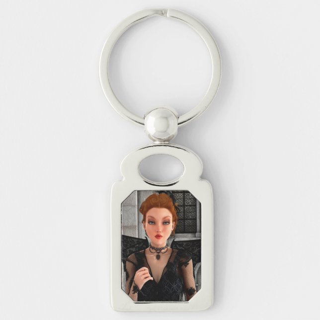 Beautiful Witch Key Ring (Front)