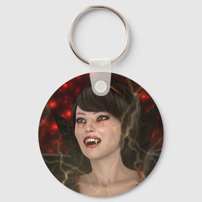 Beautiful Witch Key Ring (Front)