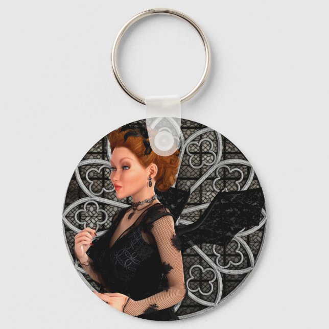 Beautiful Witch Key Ring (Front)