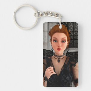 Beautiful Witch Key Ring
