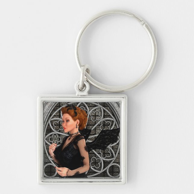 Beautiful Witch Key Ring (Front)