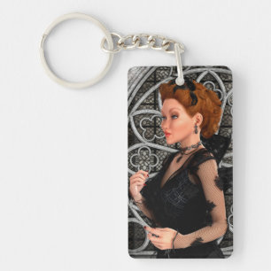 Beautiful Witch Key Ring