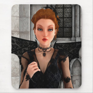 Beautiful Witch Mouse Pad