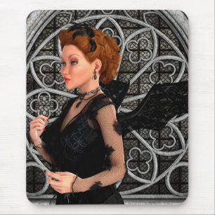 Beautiful Witch Mouse Pad