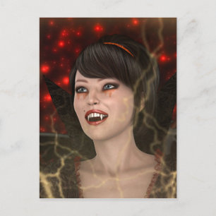 Beautiful Witch Postcard