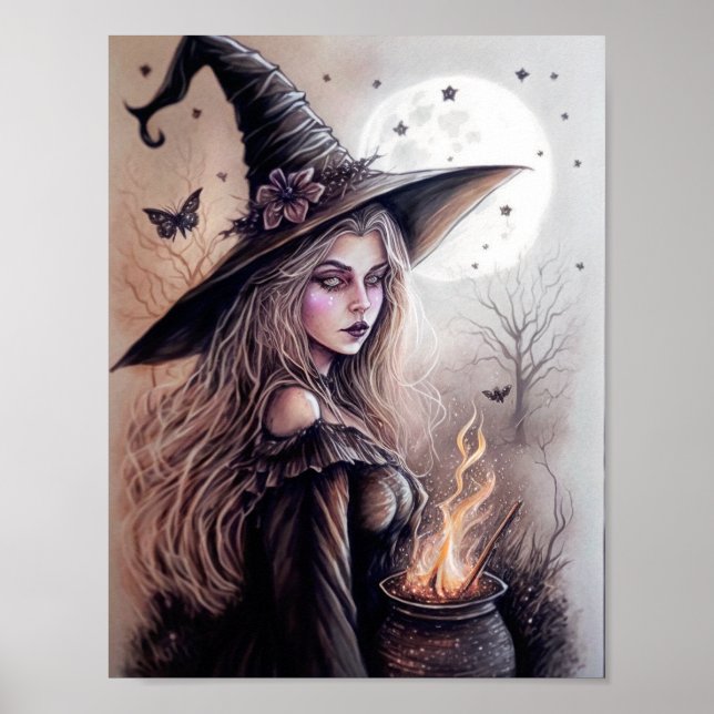 Beautiful Witch Poster (Front)