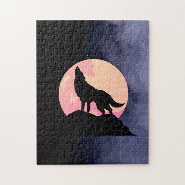 beautiful wolf  jigsaw puzzle (Vertical)