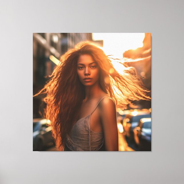 BEAUTIFUL WOMAN #12 CANVAS PRINT (Front)