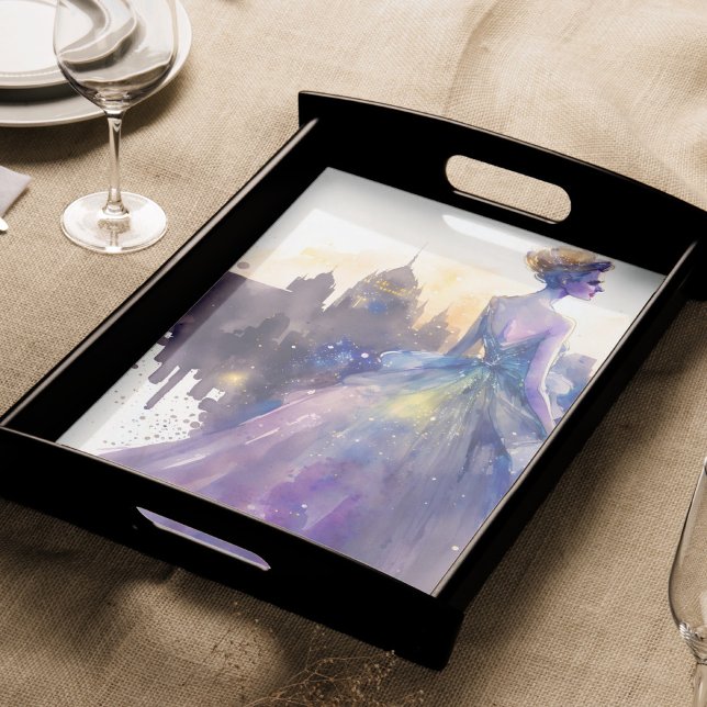 Beautiful Woman | Abstract Fairytale City Princess Tissue Paper (Creator Uploaded)